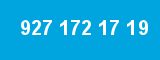 927 172 17 19 927 172 17 19